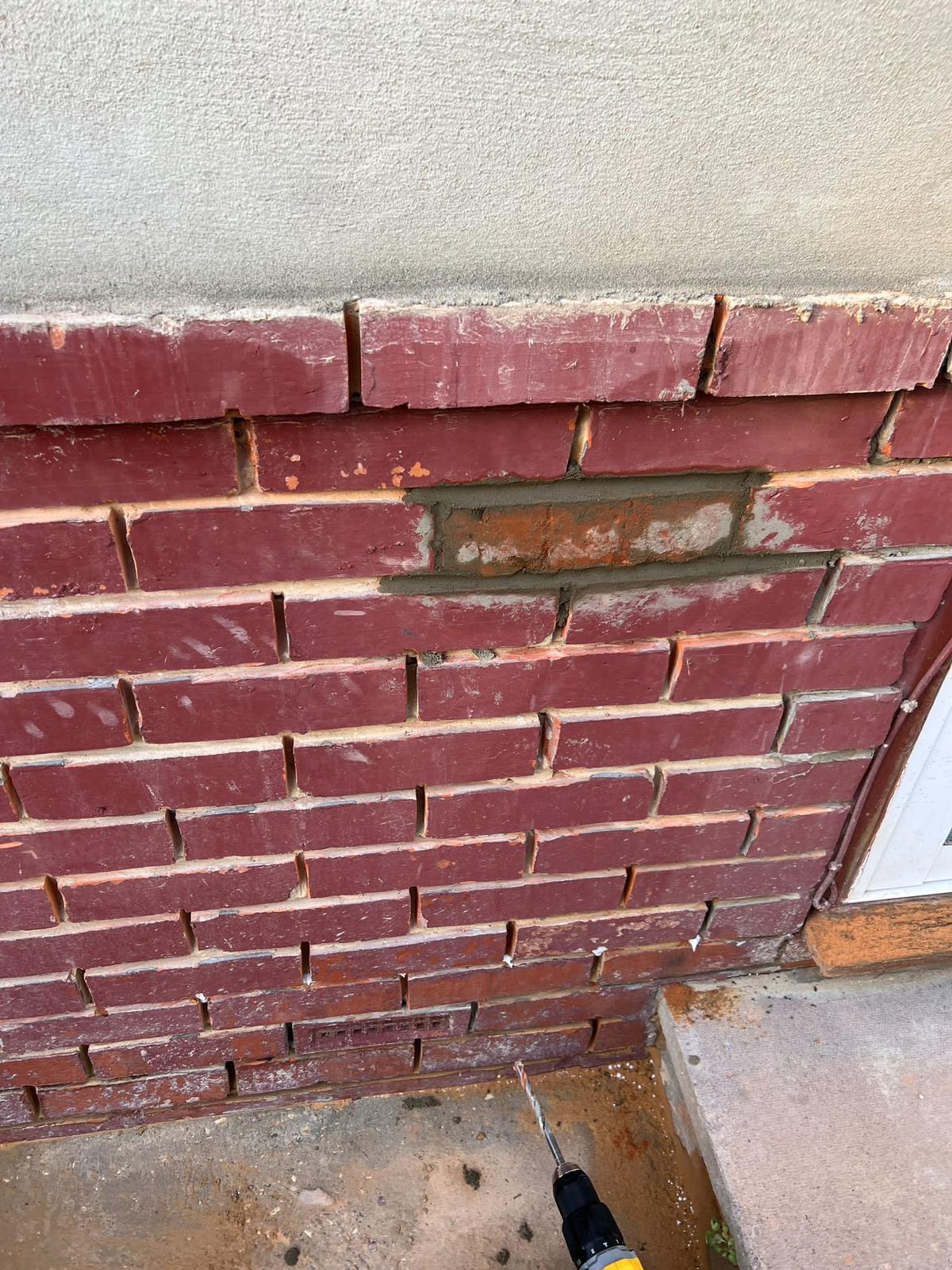 Damp proofing tools and setup