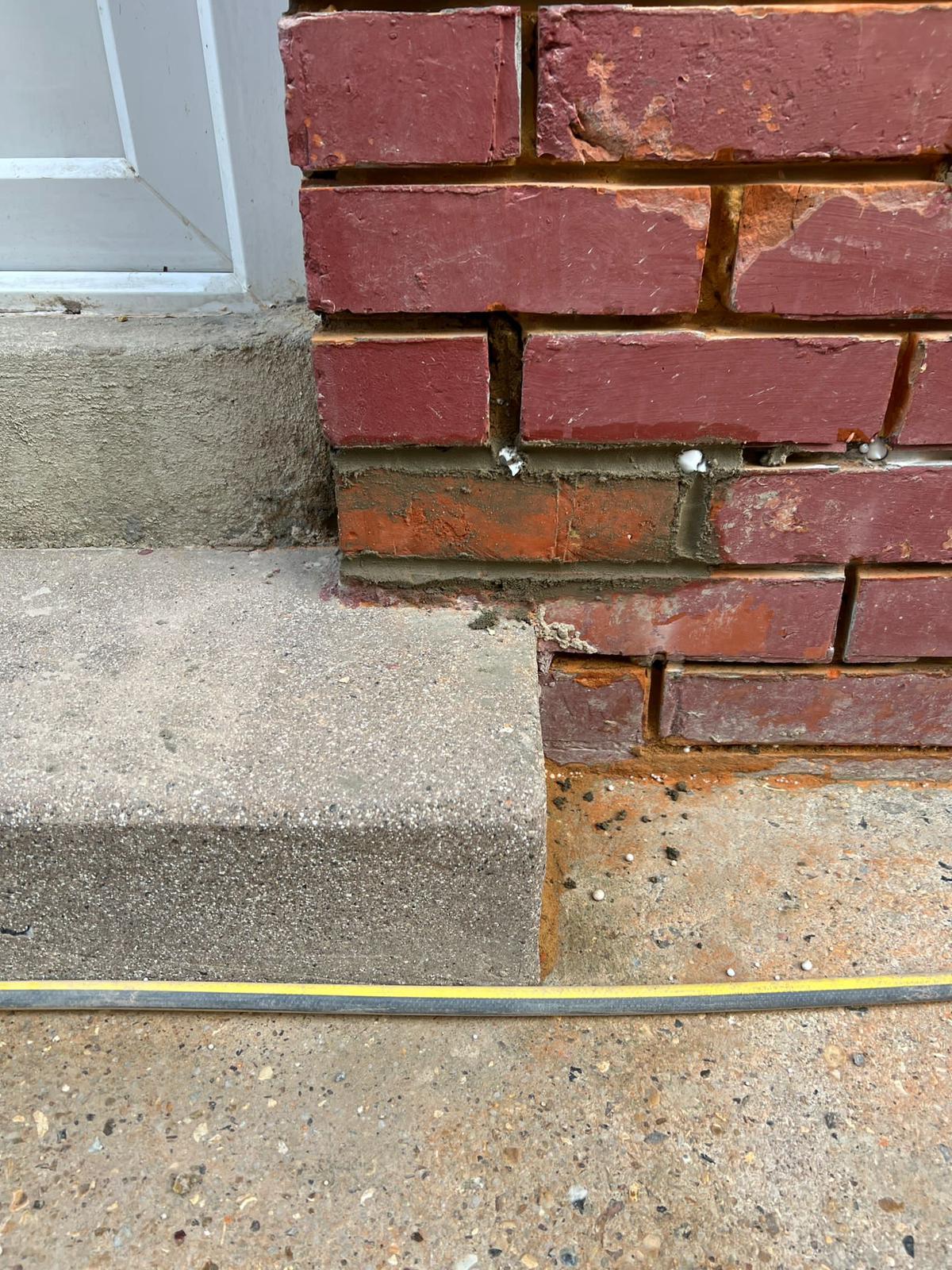 Close-up of DPC injection holes and equipment